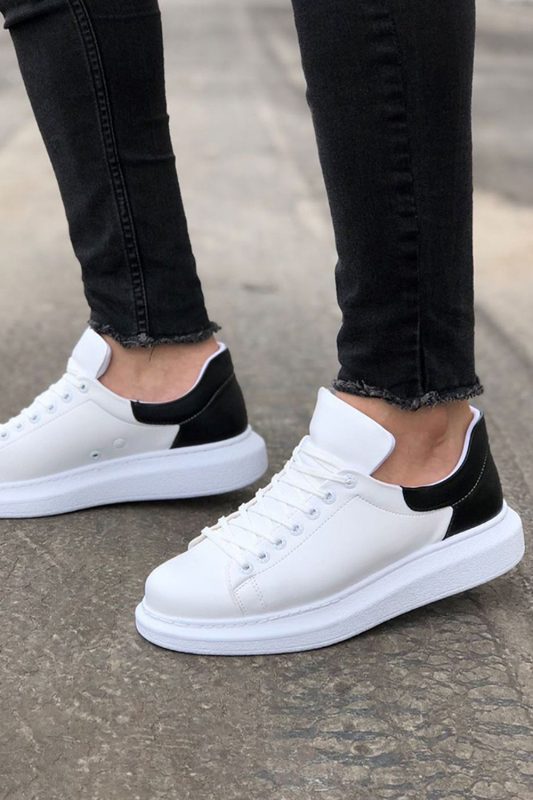 basket blanche homme